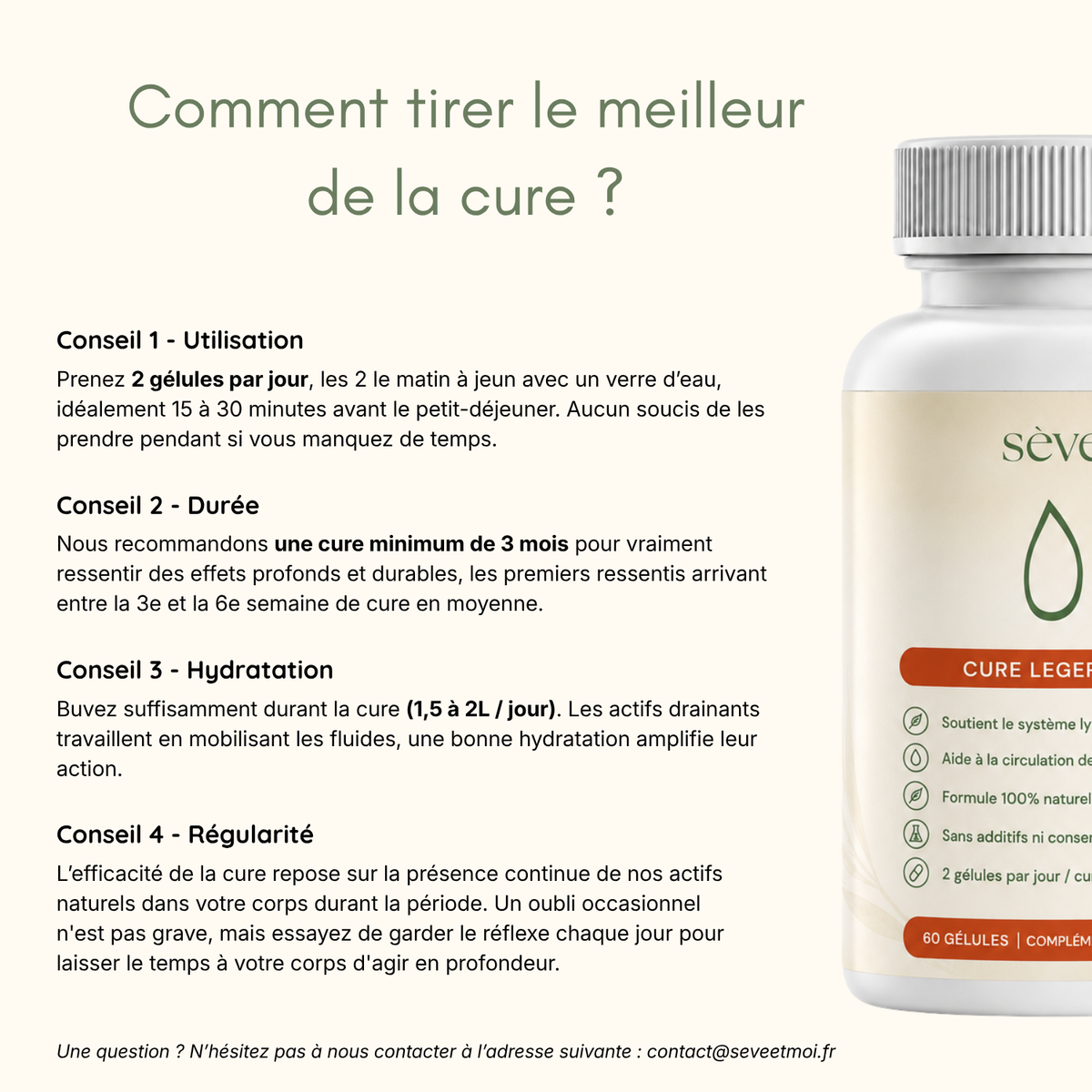 Cure Légèreté | Gélules naturelles contre la rétention d'eau