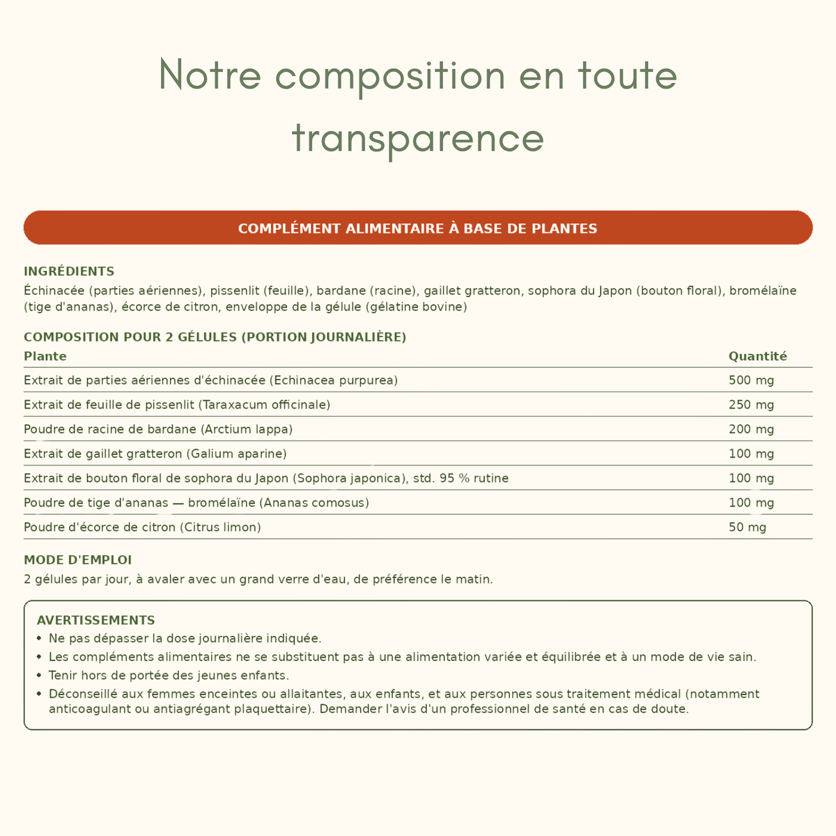 Cure Légèreté | Gélules naturelles contre la rétention d'eau