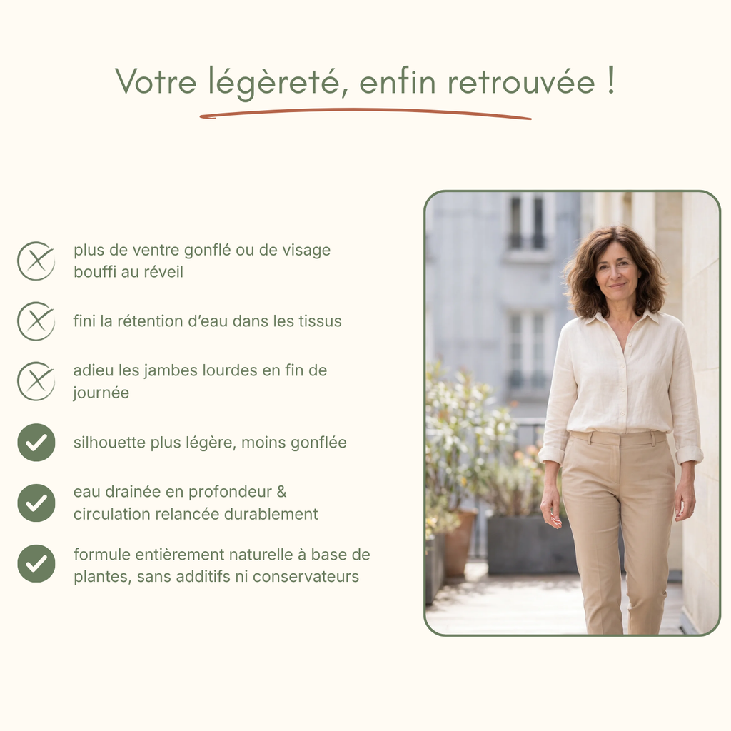 Cure Légèreté | Gélules naturelles contre la rétention d'eau